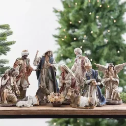 Colorful Nativity Scene, Set of 11