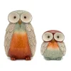 Colorful Owl Figurines, Set of 2