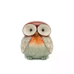 Colorful Owl Figurines, Set of 2
