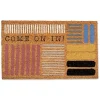 Come On In Colorful Stripes Doormat