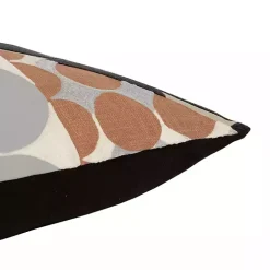 Contemporary Geometric Dots Throw Pillow