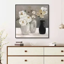 Contrasting Focus Framed Canvas Art Print