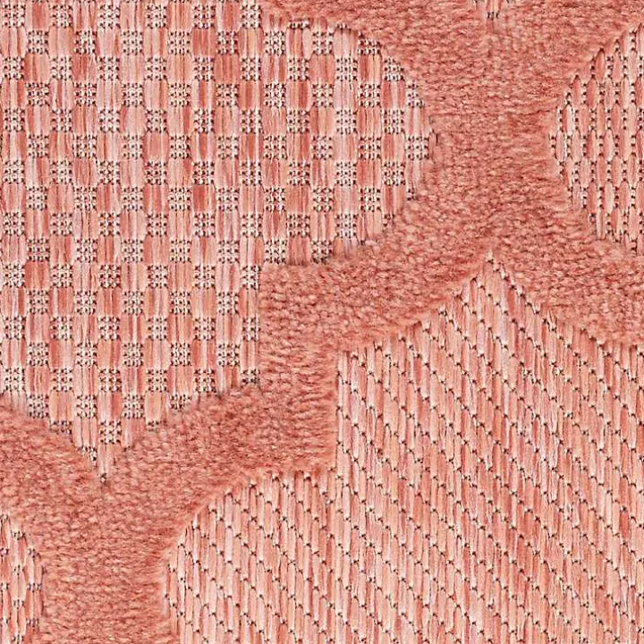 Coral Trellis Indoor/Outdoor Area Rug, 6x9