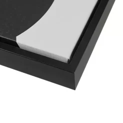 Cosmic Curl Geometric 3-pc. Grayscale Wall Art