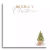 Cottage Tree Merry Christmas Dry Erase Board