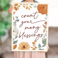 Count Your Many Blessings Framed Wall Plaque