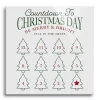 Countdown to Christmas Dry Erase Board, 8x8 in.