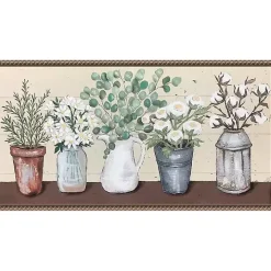 Country Cuttings Framed Canvas Art Print