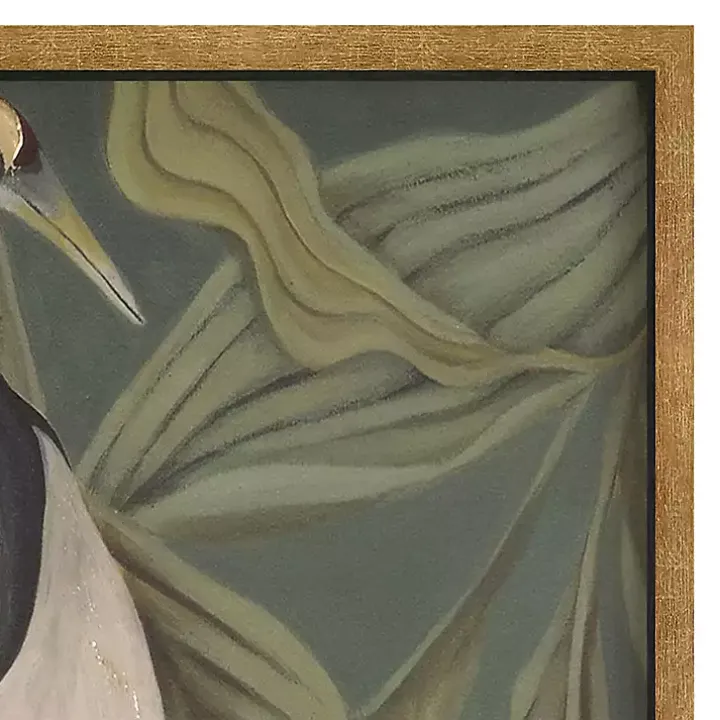 Courtship Dance I Framed Canvas Art Print