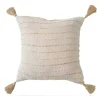 Cream & Neutral Ombre Dash Throw Pillow