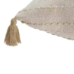 Cream & Neutral Ombre Dash Throw Pillow