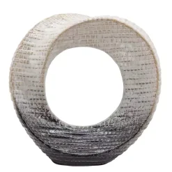 Cream Circle Sculpture