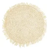 Cream Rustic Raffia Placemats, Set of 4
