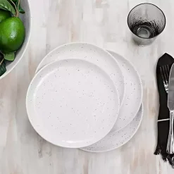 Cream Simple Things Salad Plates, Set of 4