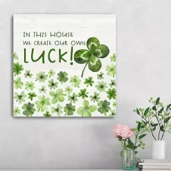 Create Our Own Luck Canvas Art Print