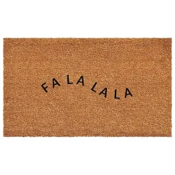 Curvy Fa La La Coir Doormat
