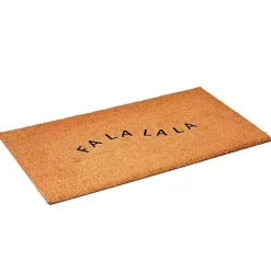 Curvy Fa La La Coir Doormat