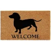 Dachshund Welcome Doormat