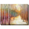 Dappled Forest Outdoor Canvas Art Print