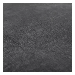 Dark Gray Solid Cotton Pillow, 22 in.