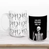 Death Before Decaf Halloween Mugs, Set of 2