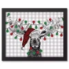 Decorated Moose Framed Canvas Art Print