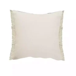 Denim Blue Braided Stripe Throw Pillow, 24 in.