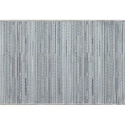 Denim Woven Lines Indoor/Outdoor Accent Rug, 2x2