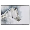 Derby Hand Embellished Horse Framed Canvas Print