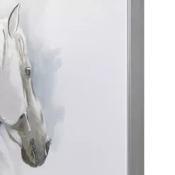 Derby Hand Embellished Horse Framed Canvas Print