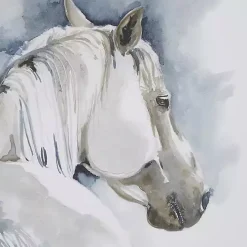 Derby Hand Embellished Horse Framed Canvas Print