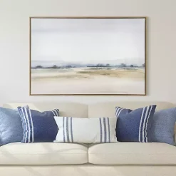 Distant Framed Canvas Art Print