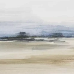 Distant Framed Canvas Art Print