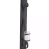 Distressed Black Scrolled Metal Sconce