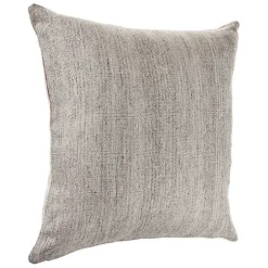 Distressed Gray Accent Pillow