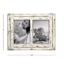 Distressed Whitewashed Collage Picture Frame