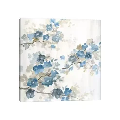 Dogwood in Blue Canvas Art Print