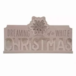 Dreaming of a White Christmas Tabletop Sign