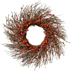 Dried Twig and Fall Berry Wreath