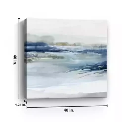 Dusk On The River Canvas Art Print, 40x40 in.