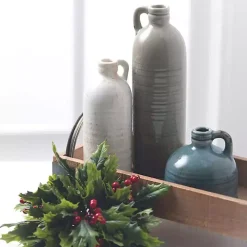 Earth Tones Jug Vases, Set of 3