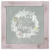 Easter Blessings Wreath Framed Art Print