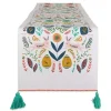 Easter Garden Folk Table Runner, 108 in.