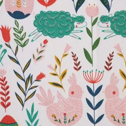 Easter Garden Folk Table Runner, 108 in.