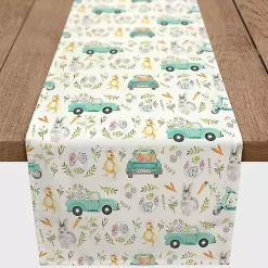 Easter Pickup Truck Table Runner, 72 in.