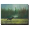 Elk in the Wild Outdoor Canvas Art Print