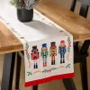 Embroidered Nutcracker Table Runner, 90 in.