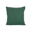 Emerald Woven Geo Stripe Indoor/Outdoor Pillow