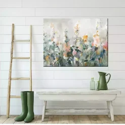 Ethereal Floral Outdoor Canvas Art Print