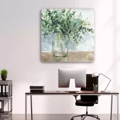 Eucalyptus Bouquet Giclee Canvas Print, 40x40 in.